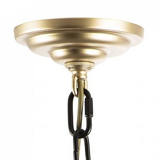 Люстра подвесная Lightstar Enna 762097 черный/золото, диаметр 90 см