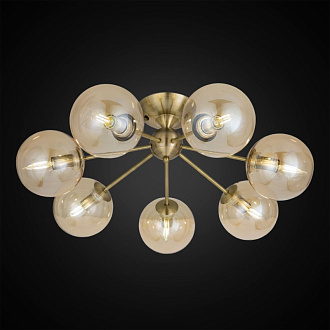 Потолочная люстра Citilux Томми CL102173, диаметр 54 см, бронза