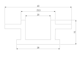 Встраиваемый алюминиевый профиль для светодиодной ленты 2000*23,5*15 мм LL-2-ALP013 Elektrostandard