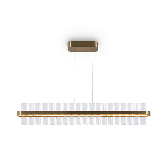 Подвесной светильник 8*110*25 см, LED 48W, 3000К, Латунь Maytoni Mirage MOD173PL-L48BS3K