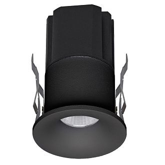 Светильник встраиваемый 4,2*6,2 см, вр 3,5 см, *LED*7W, 4000K, Mantra Hurgada MAN8671, черный
