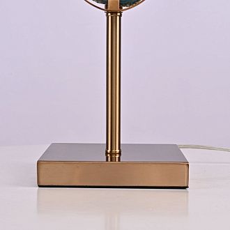 Настольная лампа Blue Agate Table Lamp 41*21*65 см, 1*E27*60W, ImperiumLoft 43.324, Латунь, Синий