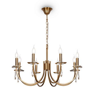 Люстра 72 см Freya Forte FR1006PL-08G золото