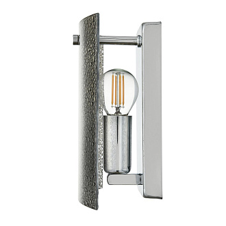 Бра 17*18 см, 1*E14 Lumion DANDY 6594/1W хром, серый, прозрачный