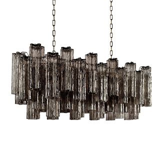 Подвесная люстра 104 см, Loft IT Murano 10580/1000R Smoke, бронза-дымчатый