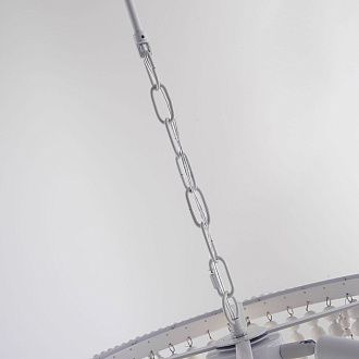 Подвесная люстра RH Anselme White Wood Weathered Chandelier 48*48*50 см, 3*E14*40W, ImperiumLoft 40.2087-0, Белый