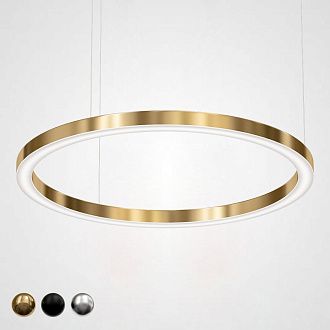 Люстра Light Ring Horizontal D120 Золото 120*120*5,5 см, 1*LED*100W, 4000K, ImperiumLoft 40.1454-120, Золотистый