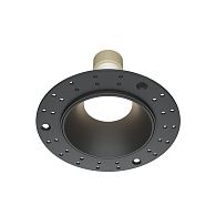 Встраиваемый светильник 10*3 см, вр 7 см, 1*GU10*10W, K, Maytoni Share DL126-GU10-TRS-B, Черный