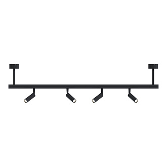 Светильник встраиваемый модульный TECHNO 3 см, 1*LED 18W 3000K ST LUCE ST1652.437.18 черный