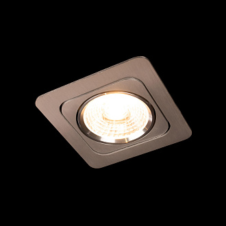 Встраиваемый светильник 12*12*7 см, 1*LED*20W 4000K LOFT IT Screen 10328/B Chrome серебро, вр 7*8,5 см