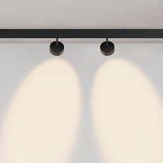 Светильник на шине 9*9*13,4 см,  LED, 15W, 3000К, Maytoni Technical Lens TR217-2-15W3K-B черный