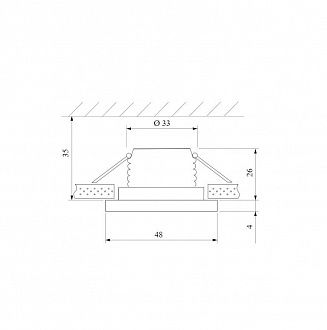 Встраиваемый точечный светильник 15271/LED Elektrostandard