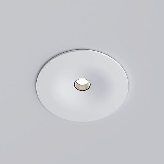 Светильник встраиваемый светодиодный 7 см, вр 5,9 см, 12W, 4000K, Elektrostandard Binnie 15275/LED, белый