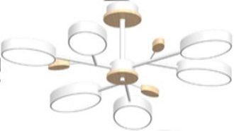 Потолочный cветильник LED4U L3220-830 WH