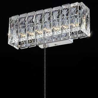 Настенный светильник 30 см, 6W, 3000K, Citilux Palant CL325312, хром