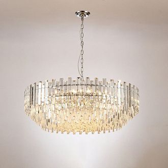 Люстра Ø1000 x H300 (785), мм, 24*40W(960W), CHROME(ХРОМ) NewRgy DM50-ф1000*H330(785) CHROME