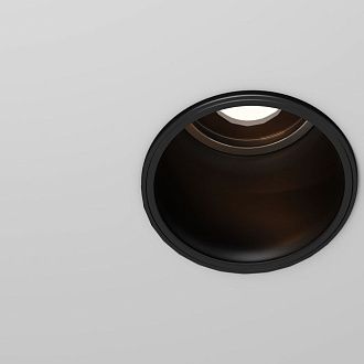 Уличный встраиваемый светильник 8 см, 5W, 3000K, Maytoni Grit O501DL-L5B3K, черный, вр 7,5 см