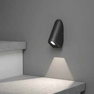 Уличный светильник LED 3W, 4000 К, 5,8*4*10 см, черный, Elektrostandard Bit 35168/D