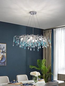 Люстра 8887-20B, L1200*640 / H380 G9, W, K, Alva Donna, Хром