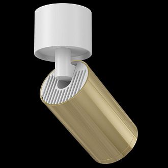 Светильник 5 см, Maytoni Technical Focus S C050CL-1WG (C050CL-01W+TRA020-01G), белый-золото