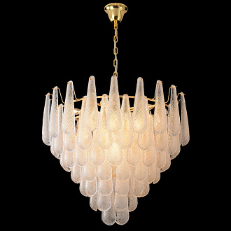 Каскадная люстра 75*168 см, 18*E14, 720W, Crystal Lux FONTAIN SP18 GOLD золотой