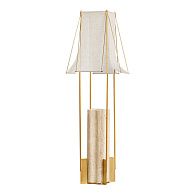 Торшер 80 см, 8W, 3000K, Lussole Major LSP-4007S, бежевый-камень