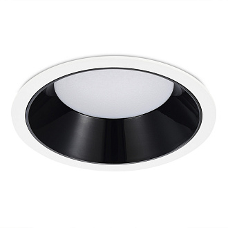 Встраиваемый светильник 16*6 см, 1*LED*18W 4000K ST LUCE ST755.448.18 черный, вр 14,5 см