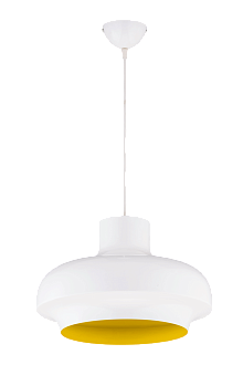 Люстра Ø350 x H240(1200), мм, 1*40W, YEL+WH(Жёлтый+Белый) Sfera Sveta 8163 YEL+WH