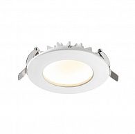Светильник LED 11 см, 8W, 3000K, NovoTech SPOT GESSO 358805, белый, вр 9,5 см