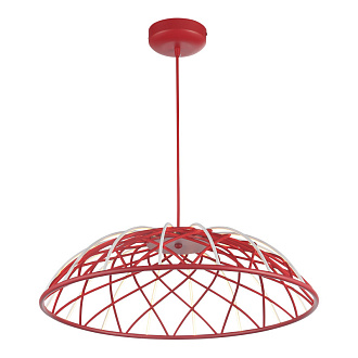 Подвесной светильник 61*200 см, LED, 20W,  3000К, ST-Luce BOUND SL6016.603.01 красный