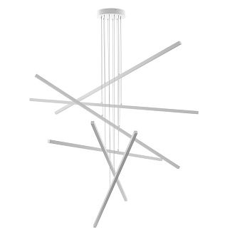 Подвесная люстра 120*125 см, 180W, 3000-6000K, Citilux Стиг CL203260 белый