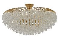 Люстра потолочная *60*33 см, 10*E14*40W, Arti Lampadari Delia Gold Delia E 1.3.60.105 G, золотой