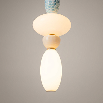 Подвесной светильник 22*400 см, LED 23W 3000K Maytoni Modern Adore MOD297PL-L24BS3K1 латунь