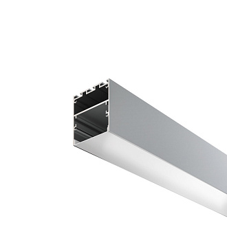 Алюминиевый профиль  Накладной 2000*50*50 мм для светодиодной ленты Maytoni Led strip Серебро ALM-5050-S-2M