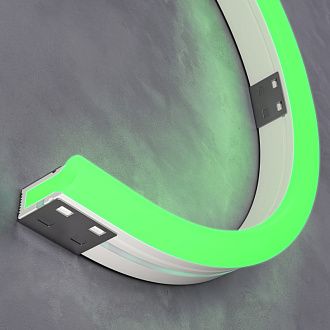 Светодиодный гибкий неон 0,8*500*1,7 см, LED 9,6W, К, Белый Maytoni Гибкий неон  20051