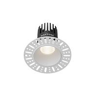 Встраиваемый светильник DL119-10W-4K-TRS-W **-8,2 см, *LED*10W, 4000K, Maytoni technical Dip DL119-10W-4K-TRS-W, Белый, вр 5,8 см