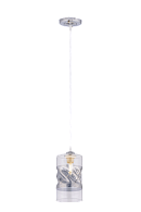 Люстра Ø120 x H240(900), мм, 40W, CHROME(ХРОМ) Rilon 00367/1P CHROME