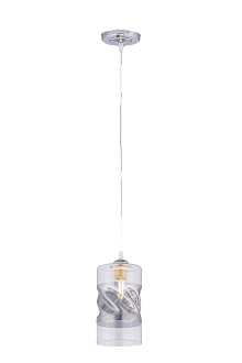 Люстра Ø120 x H240(900), мм, 40W, CHROME(ХРОМ) Rilon 00367/1P CHROME