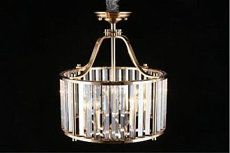 Подвесная люстра 40*50-148,5 см, 4*E14, 40W, Aployt Romen APL.809.03.04, золотой