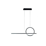 Люстра 80*8*150 см, LED 30W 3000K черный Mantra Kitesurf 8207