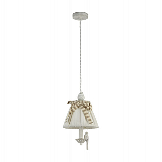 Подвесной светильник с птичкой Maytoni Bird ARM013-PL-01-W, белый