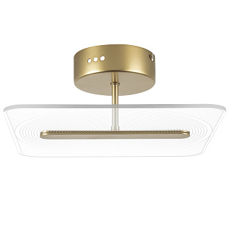 Люстра потолочная 29*29*12 см, 14W 3000K Lightstar Acrile 738043 золото