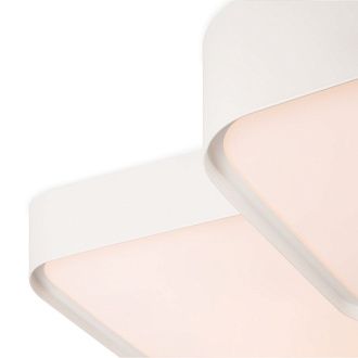 Светильник 50*50*-9 см, *LED*84W, 3000-7000K, Freya Площадь/Square FR6095CL-L84W, Белый