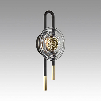 Бра 19*19*45 см, 1*LED*6W Odeon Light Magnet 5407/6WL черный