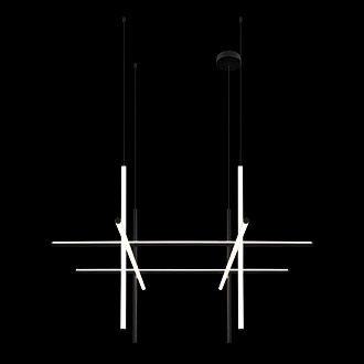 Подвесной светильник 120 см, 60W, 3000K, LOFT IT Coordinates 10393/A Black, черный