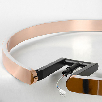 Торшер 220*210 см, 1*LED *W 4000K Lussole Shoe LSP-0937 черный\медный