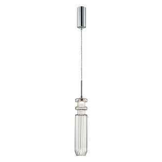 Подвесной светильник 47*47*8 см, 1*LED, 4W, 3000K Arte Lamp Crystal A2942SP-1CC, Хром