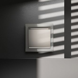 Выключатель встраиваемый S70 карточный 16А, шелк Voltum VLS010704