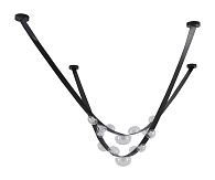 Светильник 300 см, 21W, 3000K, Kink Light 08460-300,19(21), черный