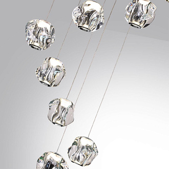 Светильник 51 см, 60W, 4000K, Odeon Light Jemstone 5084/60L, хром